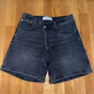 Abercrombie high rise dad short